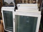 Dubbel glas en 2 deuren mrt houten flames, Gebruikt, Raamkozijn, Inclusief glas, Hout