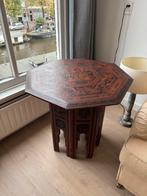 Mooie aziatische achthoekige salontafel, Ophalen, Gebruikt, 50 tot 100 cm, 50 tot 75 cm