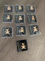 Partij 10 stuks goudkleurige beertjes, Sieraden, Tassen en Uiterlijk, Broches, Ophalen of Verzenden, Nieuw, Goud, Overige materialen