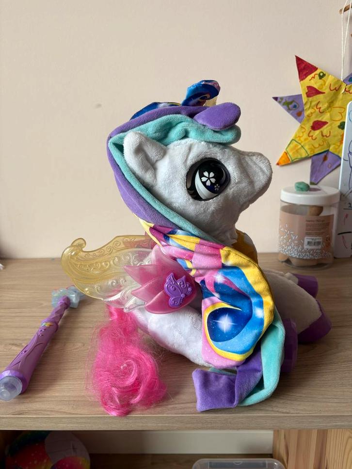 VTech Mila Magische Eenhoorn, Kinderen en Baby's, Speelgoed | Knuffels en Pluche, Zo goed als nieuw, Paard, Ophalen of Verzenden