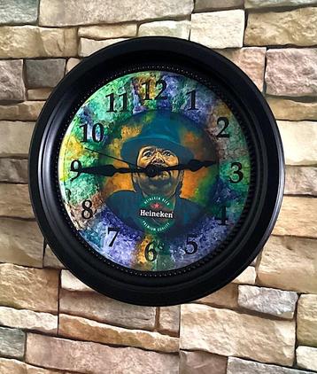 Te koop mancave unieke Andre Hazes Heineken cafe klok beschikbaar voor biedingen