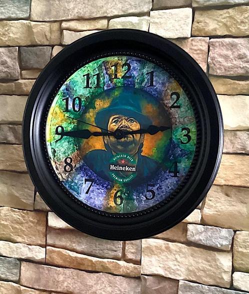Te koop mancave unieke Andre Hazes Heineken cafe klok, Verzamelen, Biermerken, Zo goed als nieuw, Overige typen, Heineken, Ophalen of Verzenden