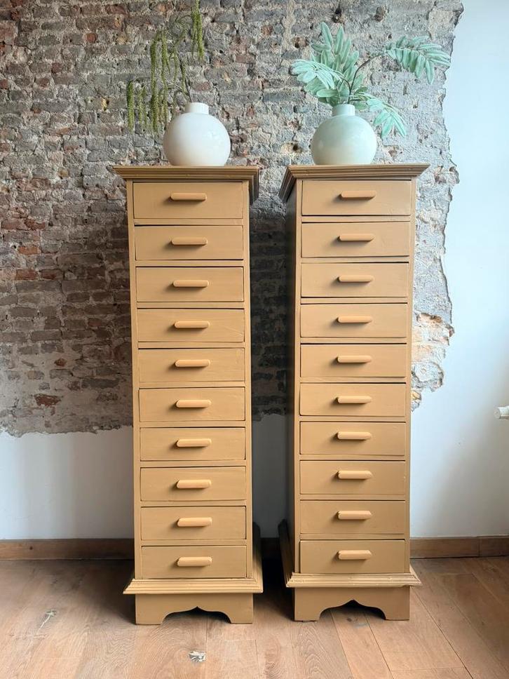 Ladekasten, apothekerskast, 10 lades, Huis en Inrichting, Kasten | Ladekasten, Zo goed als nieuw, 100 tot 150 cm, Minder dan 50 cm