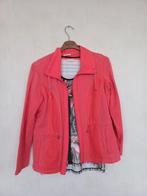 Vest / jasje + t-shirt, Kleding | Dames, Maat 42/44 (L), Ophalen of Verzenden, Roze, Zo goed als nieuw