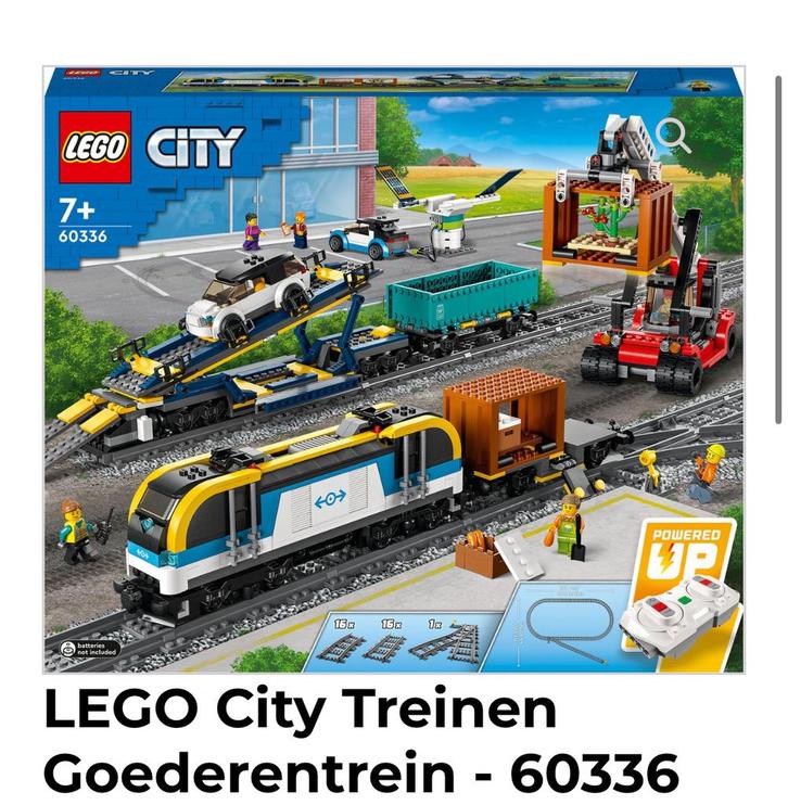 LEGO City Vrachttrein 60336, Kinderen en Baby's, Speelgoed | Duplo en Lego, Nieuw, Lego, Complete set, Ophalen of Verzenden