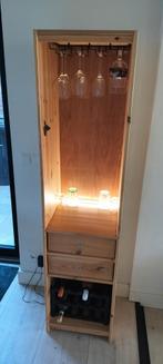 Handgemaakte Drankkast, Grenen, Ophalen, Nieuw