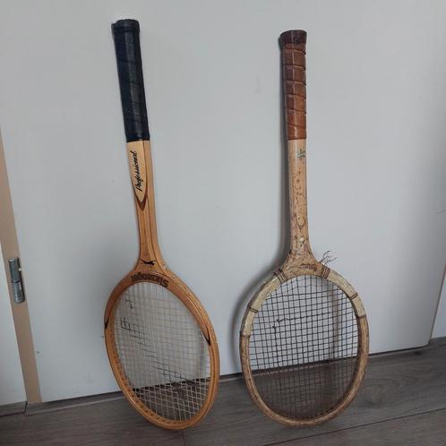 houten tennisracket, Sport en Fitness, Tennis, Gebruikt, Racket, Overige merken, Ophalen of Verzenden