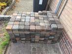 GRATIS gebruikte Cobblestones - 4,5m2 - Bonte Kleuren, Tuin en Terras, Tegels en Klinkers, Ophalen, Gebruikt, Overige typen, Minder dan 5 m²