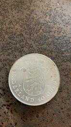 Zilveren tientje 1973, Postzegels en Munten, Bankbiljetten | Nederland, Ophalen of Verzenden