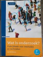 Nel Verhoeven - Wat is onderzoek?, Ophalen of Verzenden, Gelezen, Nel Verhoeven