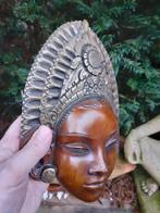 Balinees Houten Masker Wanddecoratie, Ophalen of Verzenden