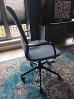 IKEA LÅNGFJÄLL bureaustoel grijs + gratis vloermat, Huis en Inrichting, Ophalen, Zo goed als nieuw, Blauw, Bureaustoel