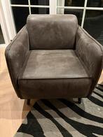 Statement Fauteuil - Antraciet Eco Leer, Ophalen, Nieuw, Leer, 75 tot 100 cm