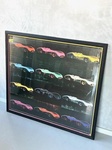 Andy Warhol ingelijste poster print Mercedes W196 Grand Prix beschikbaar voor biedingen