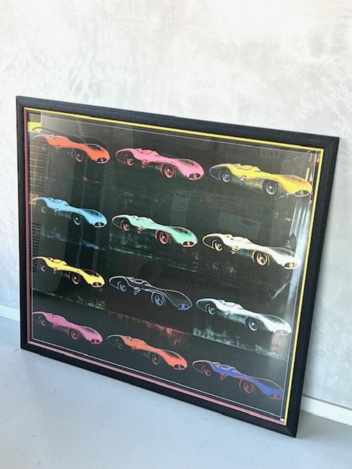 Andy Warhol ingelijste poster print Mercedes W196 Grand Prix, Antiek en Kunst, Kunst | Overige Kunst, Ophalen