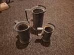 Peltrato 95% Tinnen Bierpullen Set, Antiek en Kunst, Antiek | Tin, Ophalen of Verzenden