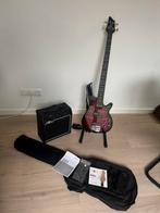 Basgitaar met versterker en accessoires, Ophalen, Zo goed als nieuw