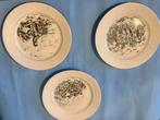 Aardewerken borden met voorstellingen van Boerenoorlog, Antiek en Kunst, Antiek | Keramiek en Aardewerk, Ophalen of Verzenden
