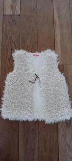 Bodywarmer fluffy. Super schattig! 134/140, Ophalen of Verzenden, Zo goed als nieuw, Meisje, Jas