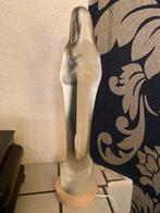 Madonna 37cm hoog leerrdam glas steph Uiterwaal, Antiek en Kunst, Ophalen