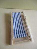 poppenhuis strandstoel, Verzamelen, Ophalen of Verzenden, Zo goed als nieuw, Decoratie