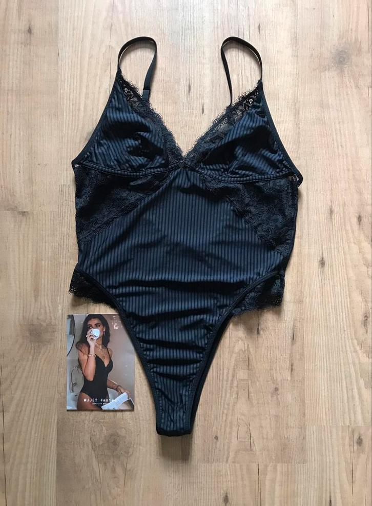 Moost wanted Salome snake body, Kleding | Dames, Ondergoed en Lingerie, Body of Korset, Zwart, Verzenden
