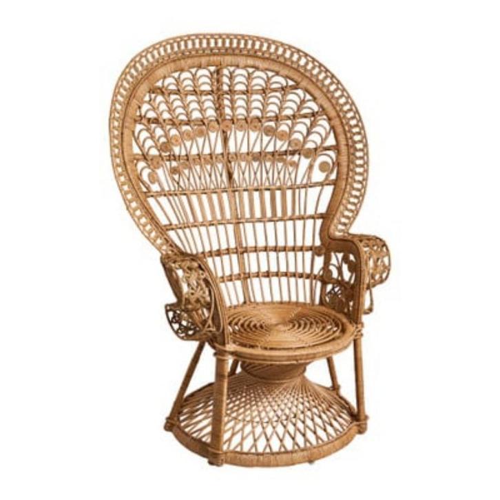 Pauwenstoel huren, backdrop, bruiloft decoratie, Hobby en Vrije tijd, Feestartikelen | Verhuur, Zo goed als nieuw, Ophalen