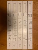 5x IKEA Ampelsäv Gordijnen + Vidga paneelhouders - Nieuw, 200 cm of meer, Wit, Nieuw, 50 tot 100 cm