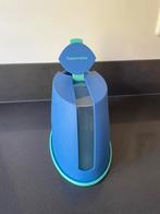 Tupperware Elite voorraadbus 1,2 liter - trendy blauw, Ophalen of Verzenden, Zo goed als nieuw, Groen, Bus of Trommel