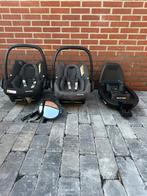 Familyfix 2 met 2 x maxi cosi rock autostoelen, Ophalen, Zo goed als nieuw, Isofix, 0 t/m 13 kg