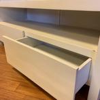 TV meubel - 125 cm breed - white wash - 2 lades - TTM Wonen, Huis en Inrichting, Kasten | Ladekasten, Ophalen, TTM Wonen, Meubels – (Perzische) Tapijten en Woonaccessoires