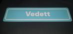 Wandbord Vedett bier, Ophalen of Verzenden, Nieuw