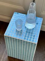Bijzettafel mozaïek blauw - Handgemaakt, 45 tot 60 cm, Overige materialen, Minder dan 55 cm, Nieuw