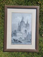 Pentekening van de Sassenpoort in Zwolle, Antiek en Kunst, Ophalen