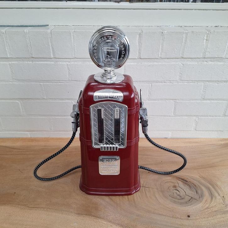 Benzinepomp tank pomp FILL 'ER UP ALCOHOL GAS PUMP, Verzamelen, Merken en Reclamevoorwerpen, Zo goed als nieuw, Gebruiksvoorwerp