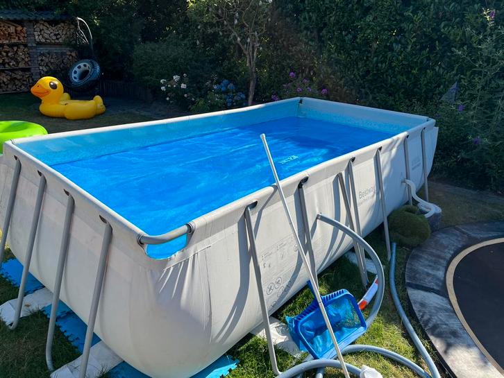 Bestway buitenzwembad, Tuin en Terras, Zwembaden, Nieuw, Minder dan 80 cm, 200 tot 400 cm, Rechthoekig, Ophalen