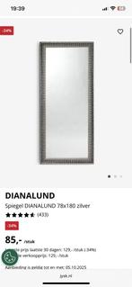 Jysk spiegel, Huis en Inrichting, Ophalen of Verzenden, Zo goed als nieuw, Rechthoekig, Minder dan 100 cm