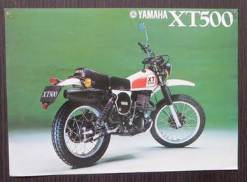 Flyer Yamaha XT 500 - 1978 beschikbaar voor biedingen