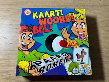 Kaart! Woord! Bel! Kaartspel beschikbaar voor biedingen