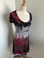Desigual maat XL rood zwarte retro jurk 2027, Kleding | Dames, Desigual, Maat 46/48 (XL) of groter, Ophalen of Verzenden, Zo goed als nieuw