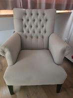 Fauteuil, Huis en Inrichting, Ophalen, Gebruikt, Minder dan 75 cm, Stof