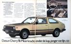 11 vintage advertenties reclames Datsun autos 1971-81 Nissan, Verzenden, Gebruikt, Auto's