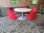 Degelijke, stevige ronde tafel met 4 stoelen!, Ophalen, Gebruikt, Rond, Vier personen