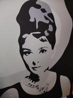 Audrey Hepburn Pop Art Schilderij, Ophalen of Verzenden