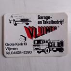 Leuke oude sticker.  Garage-Takelbedrijf VLIJMEN., Ophalen of Verzenden