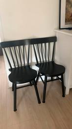 Eetkamerstoel ikea 2 stuks zwart NORRARYD, Ophalen, Zo goed als nieuw, Zwart