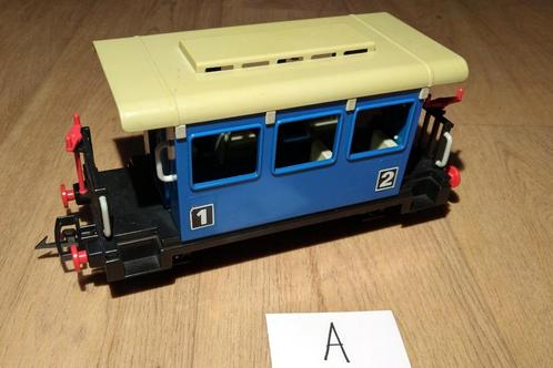 Playmobil 4100 Personentrein wagon blauw A., Kinderen en Baby's, Speelgoed | Playmobil, Gebruikt, Los playmobil, Verzenden