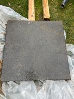 Tuintafel tegels 60x60 - 40 stuks GRATIS!, Gebruikt, Ophalen of Verzenden, 10 m² of meer, Beton