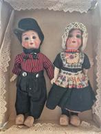 Antieke porseleinen kledendrachtpoppen Heubach Koppelsdorf, Ophalen of Verzenden