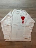 Witte Ami Paris sweater, Kleding | Heren, Truien en Vesten, Ophalen of Verzenden, Zo goed als nieuw, Maat 48/50 (M), Wit